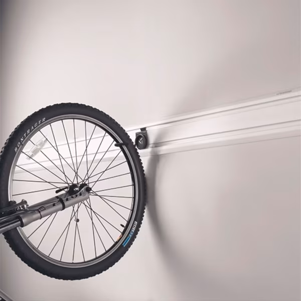 GLADIATOR Vertical Bike Hook, 30 lb, Steel, Granite, Powder-Coated